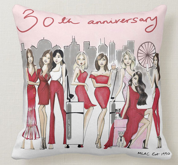 Mlac 30th Anniversary Cushion With Lasers